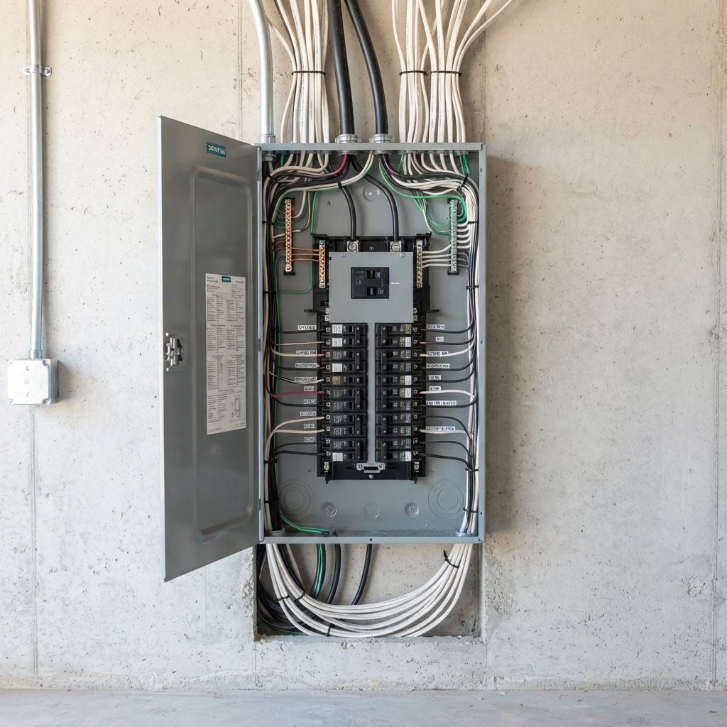Residential electrical panel upgrade